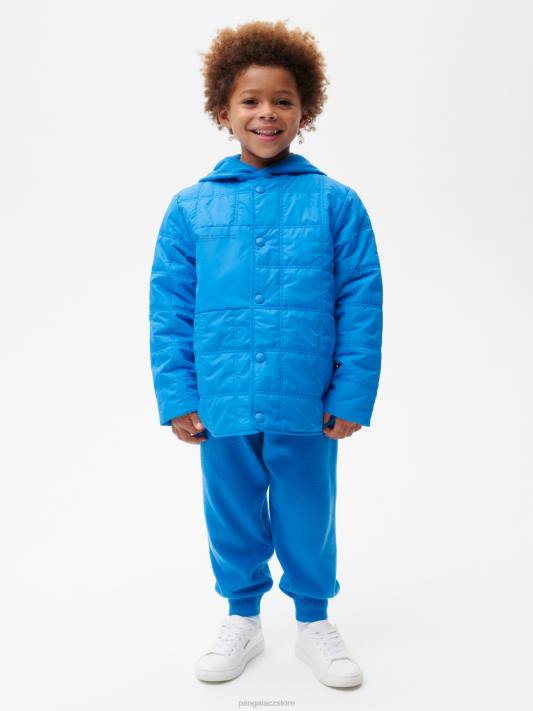 flwrdwn prošívaná bunda bez límce R6FH652 blankytně modrá oblečení Pangaia děti