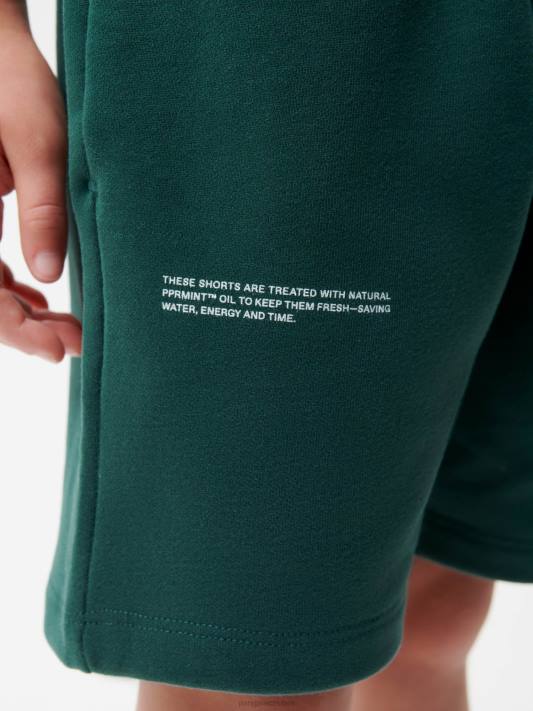 365 dlouhé šortky R6FH622 olistění zelené oblečení Pangaia děti