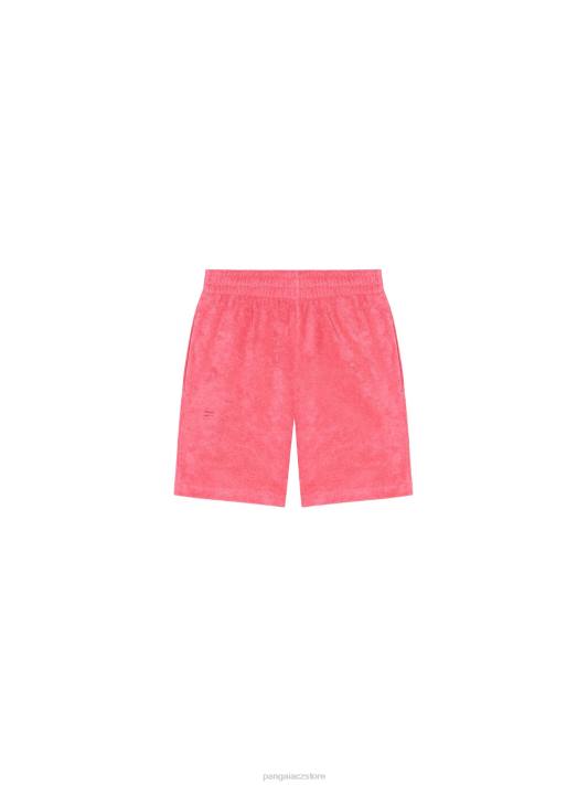 šortky na ručníky R6FH615 lotosově růžové oblečení Pangaia děti