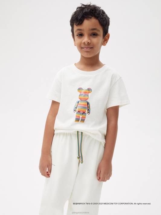 x tepláky haroshi be@rbrick R6FH634 špinavě bílá oblečení Pangaia děti