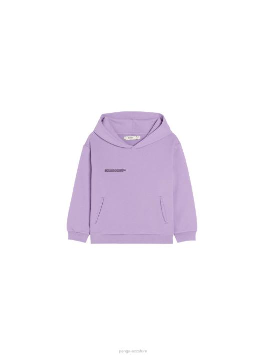 Mikina s kapucí 365 R6FH540 orchidej fialová oblečení Pangaia děti