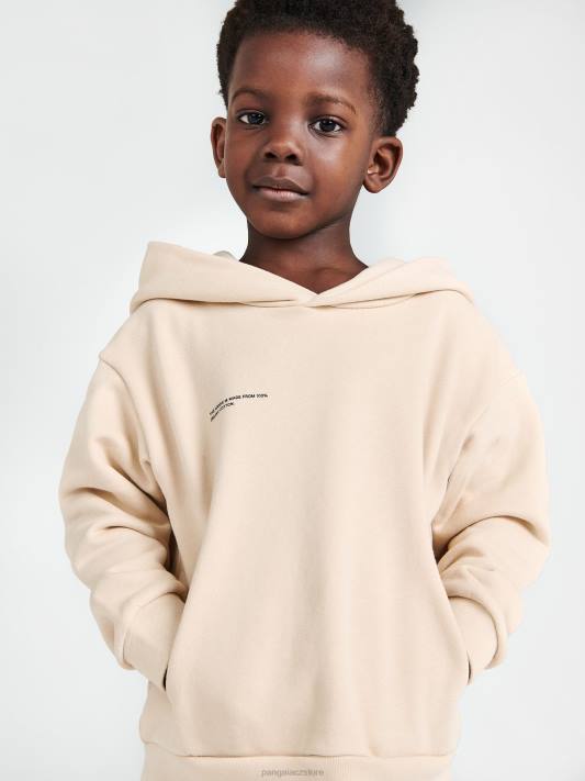Mikina s kapucí 365 R6FH551 písek oblečení Pangaia děti