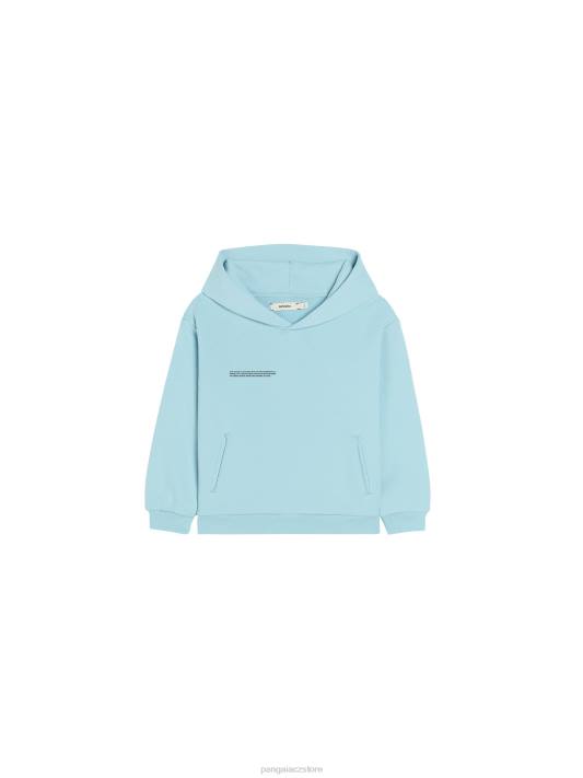 Mikina s kapucí 365 R6FH555 nebeská modrá oblečení Pangaia děti