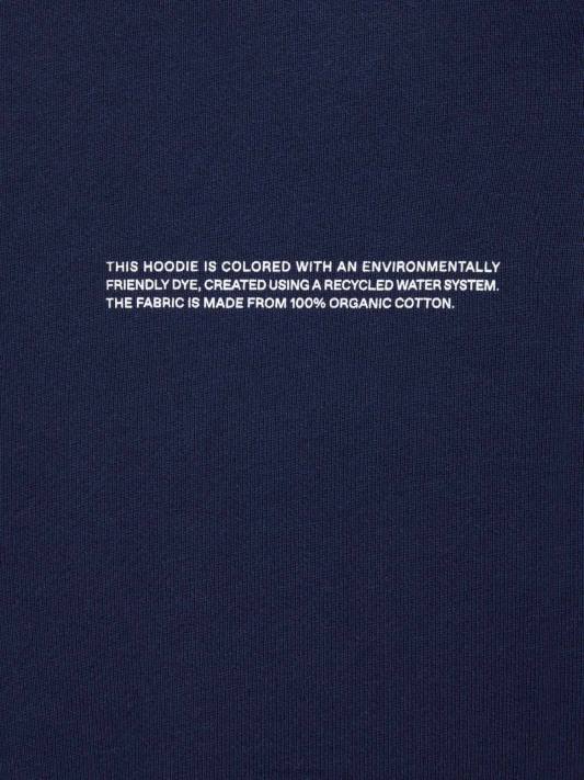 Mikina s kapucí 365 na zip R6FH560 námořnická modrá oblečení Pangaia děti