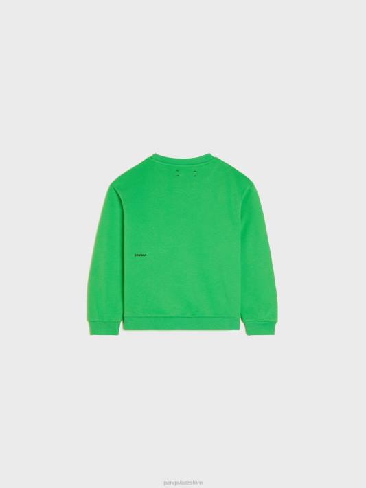 mikina wahp R6FH572 nefritově zelená oblečení Pangaia děti