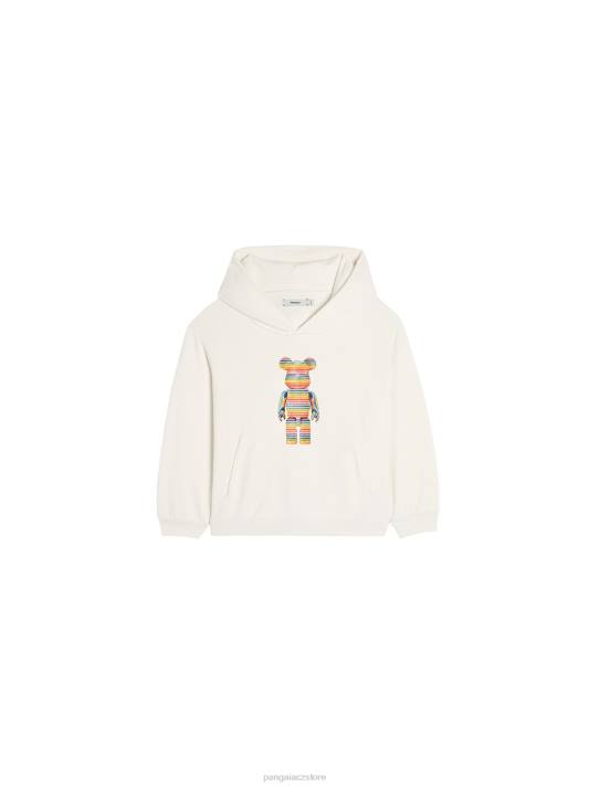 x haroshi be@rbrick mikina s kapucí R6FH557 špinavě bílá oblečení Pangaia děti