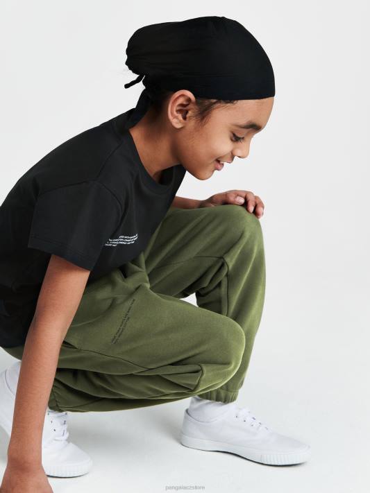 Jádro trička 365 stran mint R6FH592 Černá oblečení Pangaia děti