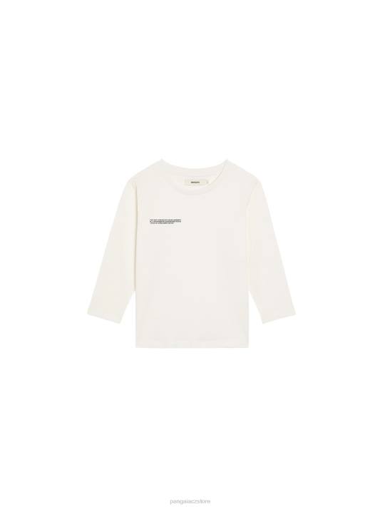 Tričko 365 s dlouhým rukávem R6FH598 špinavě bílá oblečení Pangaia děti