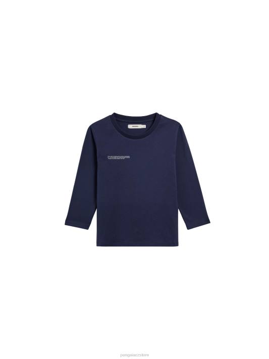 Tričko 365 s dlouhým rukávem R6FH599 námořnická modrá oblečení Pangaia děti