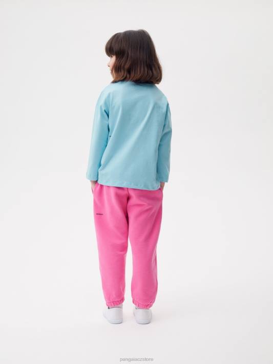 Tričko 365 s dlouhým rukávem R6FH604 nebeská modrá oblečení Pangaia děti