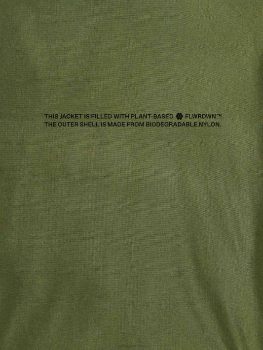 flwrdwn lite puffer bunda R6FH534 rozmarýnově zelené oblečení Pangaia muži