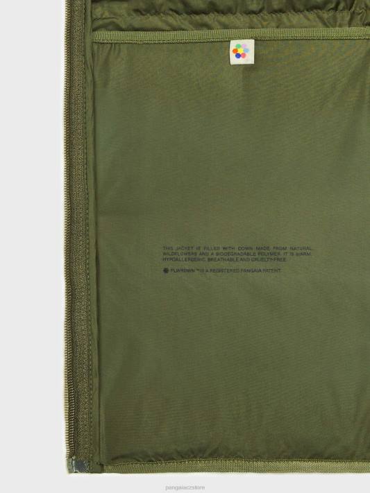 flwrdwn lite puffer bunda R6FH534 rozmarýnově zelené oblečení Pangaia muži
