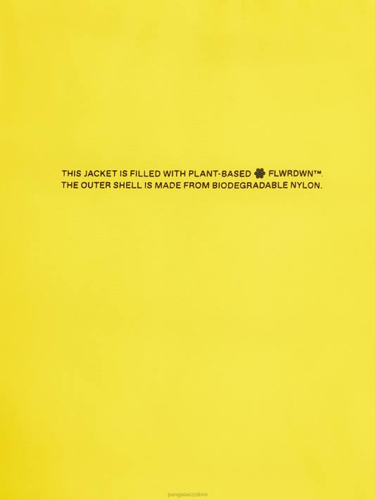 flwrdwn lite puffer bunda R6FH537 šafránově žlutá oblečení Pangaia muži