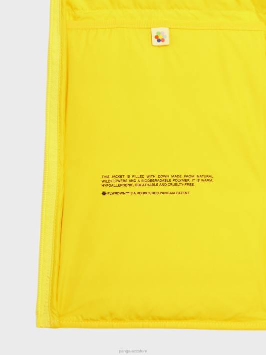 flwrdwn lite puffer bunda R6FH537 šafránově žlutá oblečení Pangaia muži
