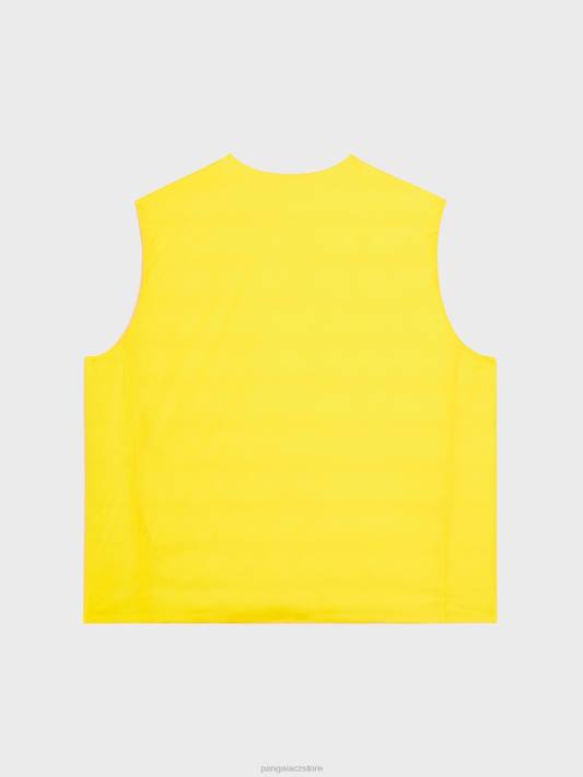 flwrdwn lite puffer vesta R6FH535 šafránově žlutá oblečení Pangaia muži