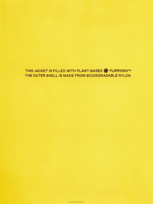 flwrdwn lite puffer vesta R6FH535 šafránově žlutá oblečení Pangaia muži