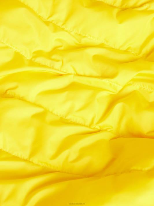 flwrdwn lite puffer vesta R6FH535 šafránově žlutá oblečení Pangaia muži
