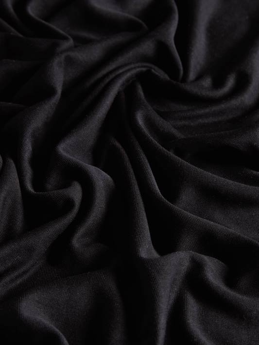 čisté tričko s dlouhým rukávem z c-fiber R6FH517 Černá oblečení Pangaia muži