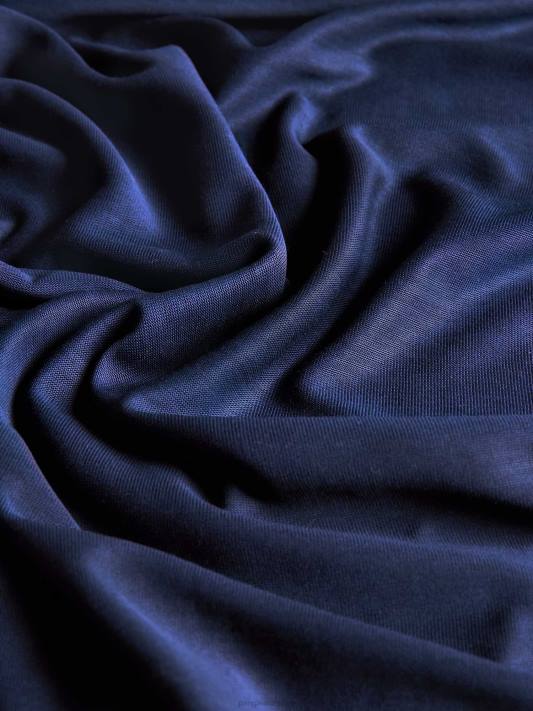 čisté tričko s dlouhým rukávem z c-fiber R6FH522 námořnická modrá oblečení Pangaia muži