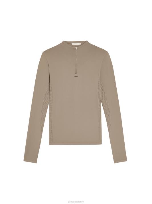 motion x zip s dlouhým rukávem R6FH516 taupe oblečení Pangaia muži