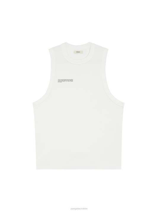 tílko z recyklované bavlny R6FH523 špinavě bílá oblečení Pangaia muži