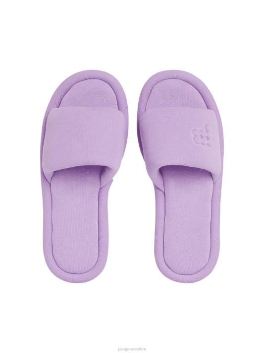 žerzejové pantofle R6FH438 orchidej fialová obuv Pangaia unisex