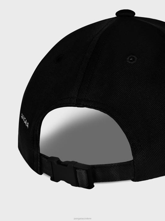 baseballová čepice z konopného kepru R6FH692 Černá Příslušenství Pangaia unisex