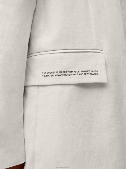 aloe plátěné sako na míru R6FH484 vápenec oblečení Pangaia ženy