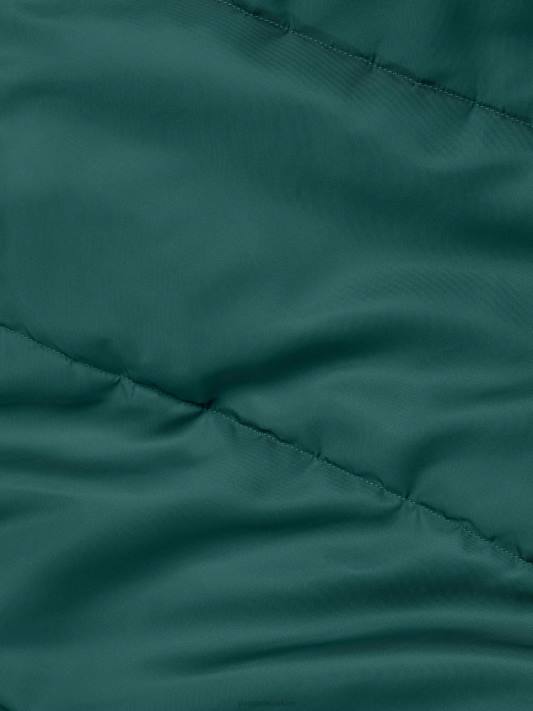 flwrdwn bomber bunda R6FH465 olistění zelené oblečení Pangaia ženy