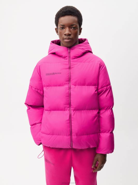 flwrdwn oboustranná bunda R6FH446 švestkově fialová/náprstník růžový oblečení Pangaia ženy