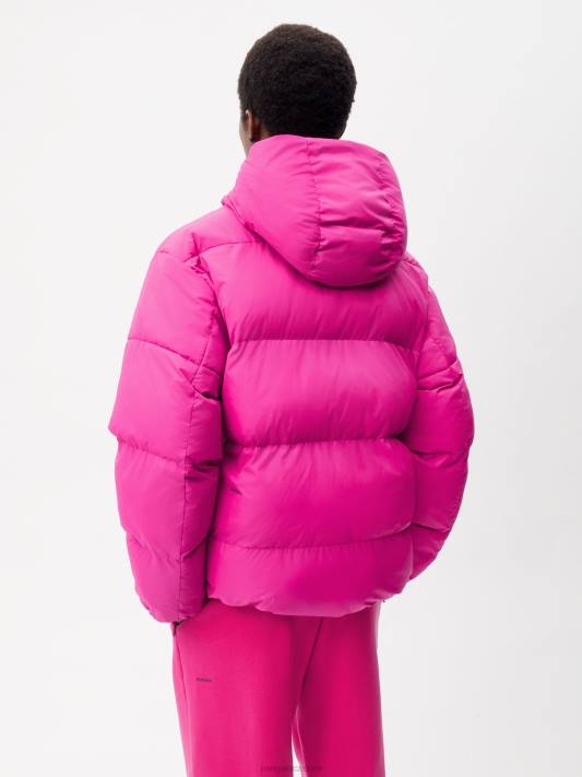 flwrdwn oboustranná bunda R6FH446 švestkově fialová/náprstník růžový oblečení Pangaia ženy