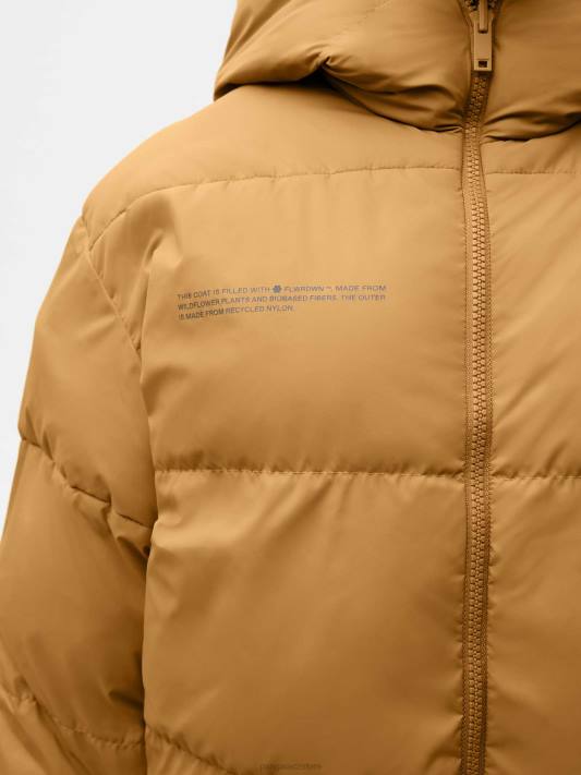 flwrdwn oboustranná bunda R6FH461 olistění zelené/měděně hnědé oblečení Pangaia ženy