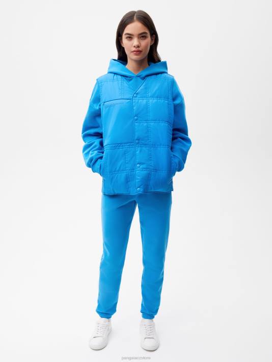 flwrdwn prošívaná vesta R6FH445 blankytně modrá oblečení Pangaia ženy