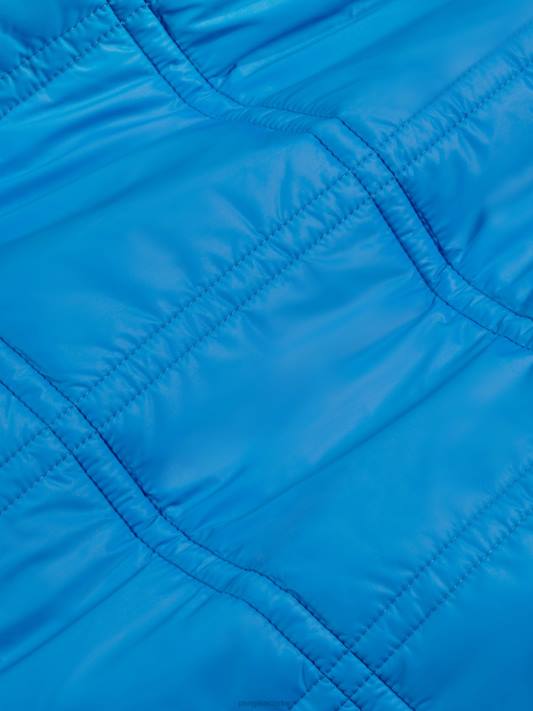 flwrdwn prošívaná vesta R6FH445 blankytně modrá oblečení Pangaia ženy