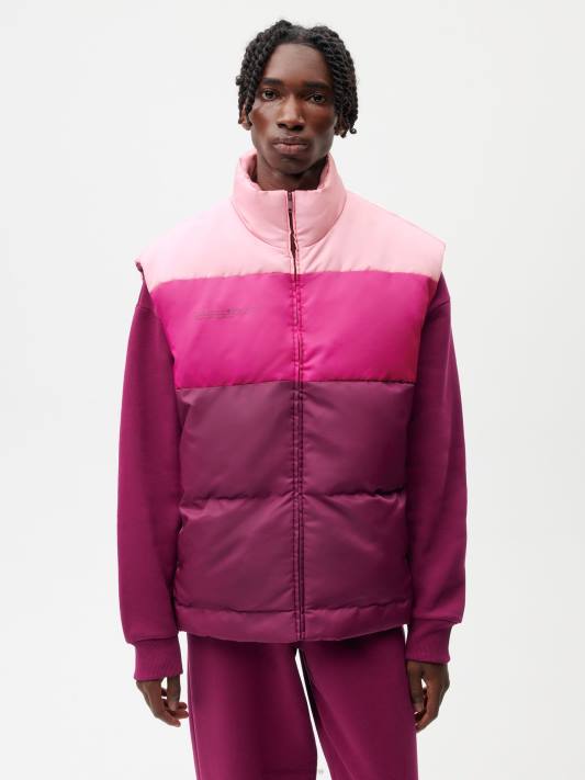 flwrdwn vesta R6FH443 švestkově fialová oblečení Pangaia ženy