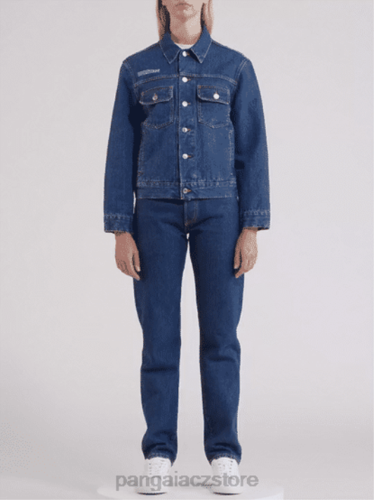 kopřivová džínová bunda R6FH404 střední praní oblečení Pangaia ženy