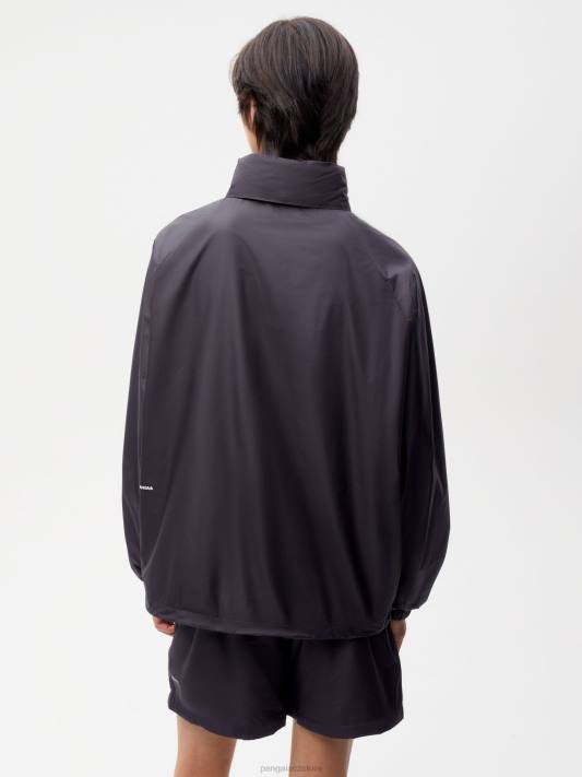 nylonová bunda se zvýšenou degradací R6FH458 Černá oblečení Pangaia ženy