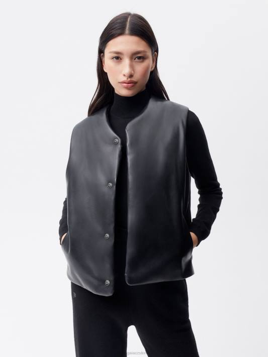 vzduchová vesta R6FH442 Černá oblečení Pangaia ženy