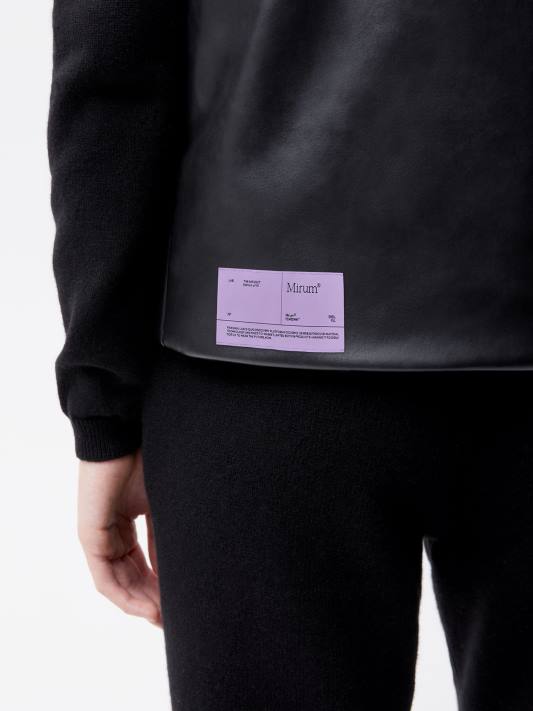 vzduchová vesta R6FH442 Černá oblečení Pangaia ženy