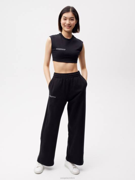 Kalhoty 365 s rovnými nohama R6FH300 Černá oblečení Pangaia ženy