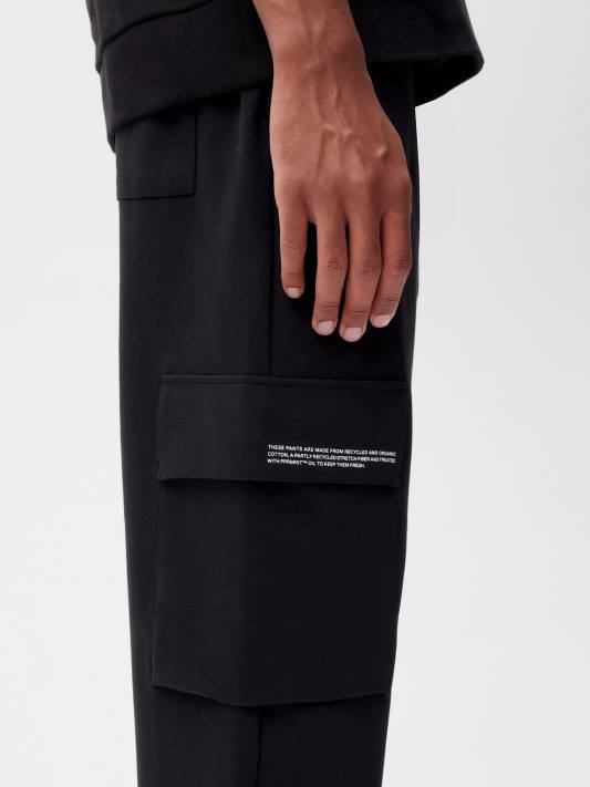 cargo kalhoty z recyklované bavlny R6FH337 Černá oblečení Pangaia ženy