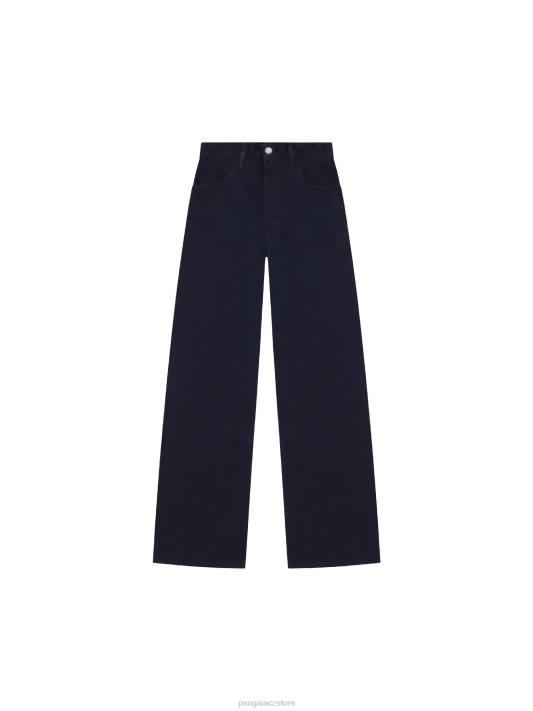 kopřivová džínovina high-rise džíny R6FH377 Černá oblečení Pangaia ženy