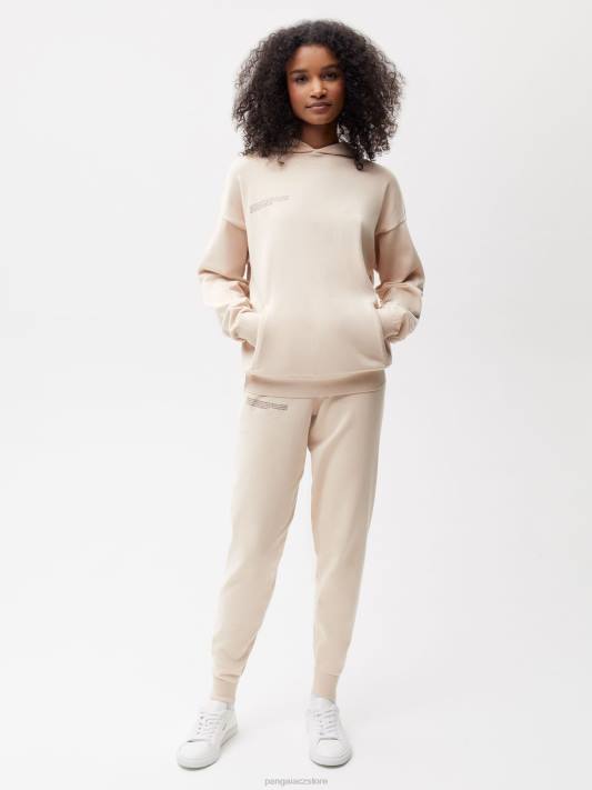 úpletové tepláky z organické bavlny R6FH326 písek oblečení Pangaia ženy