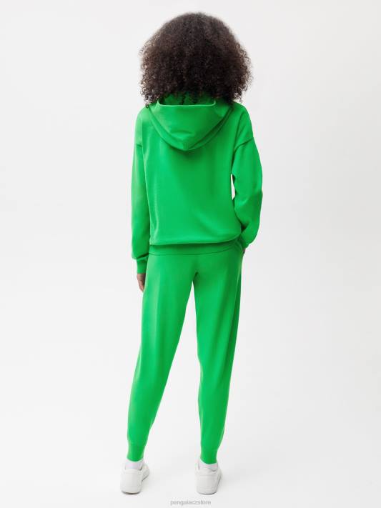 úpletové tepláky z organické bavlny R6FH348 nefritově zelená oblečení Pangaia ženy