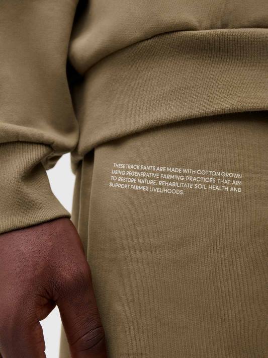 v konverzních bavlněných teplácích R6FH350 uhlíkově hnědá oblečení Pangaia ženy