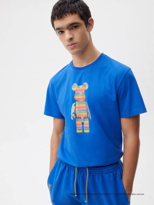 x haroshi be@rbrick tepláky z recyklované bavlny R6FH370 kobaltová modř oblečení Pangaia ženy