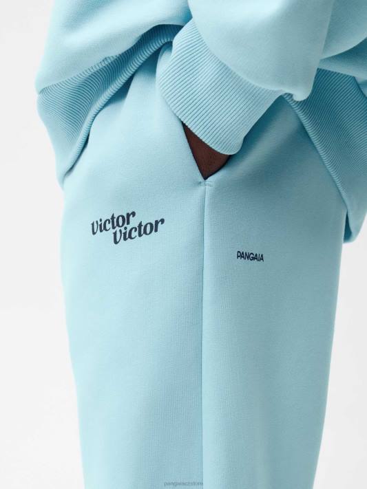 x tepláky victor victor signature R6FH365 nebeská modrá oblečení Pangaia ženy