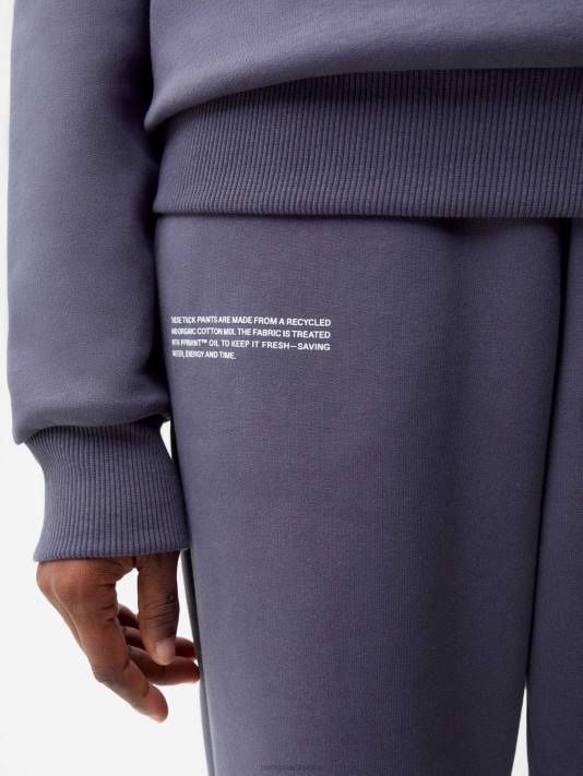 značkové tepláky R6FH293 břidlicově modrá oblečení Pangaia ženy