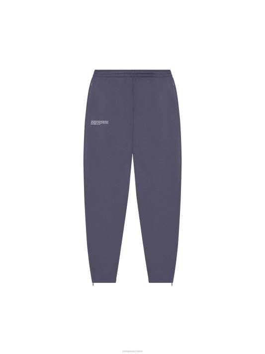 zužující se tepláky z recyklované bavlny R6FH318 břidlicově modrá oblečení Pangaia ženy