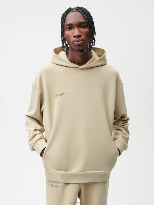 365 mikina s kapucí - Hazel amp R6FH24 maitake béžová oblečení Pangaia ženy